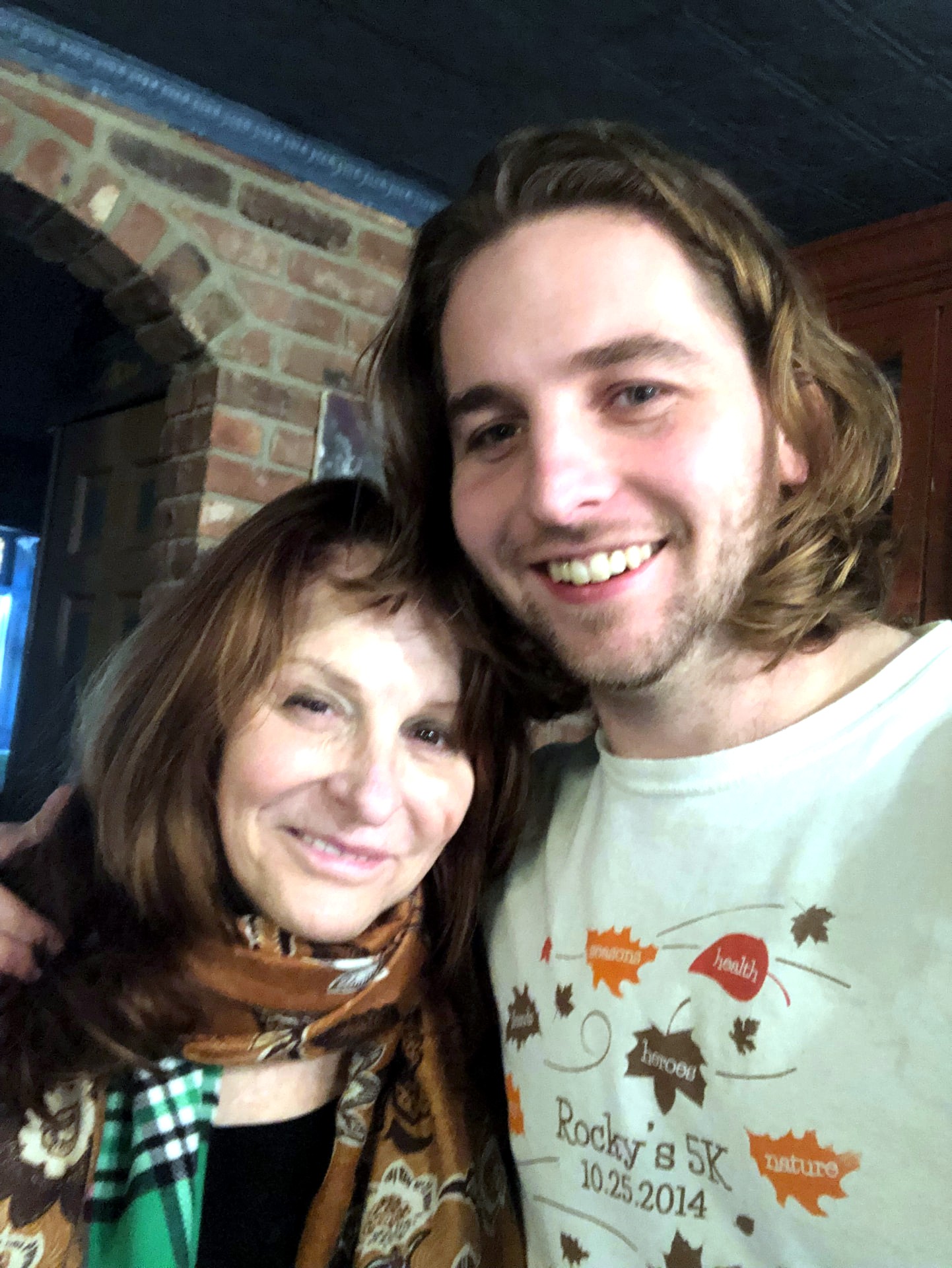 Michele and Dylan Finley smiling together