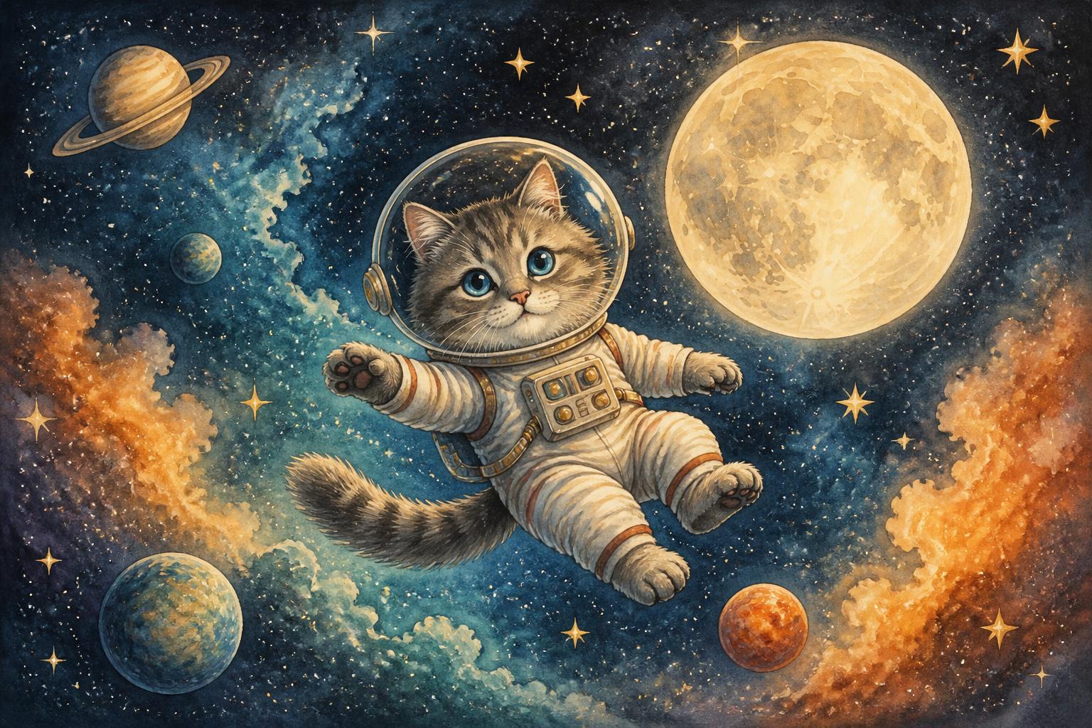 MaxiCat goes to the Moon